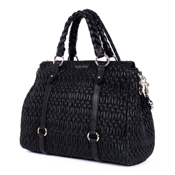 Miu Miu Cloquet Nappa Shopping Tote - Picture 2 of 11